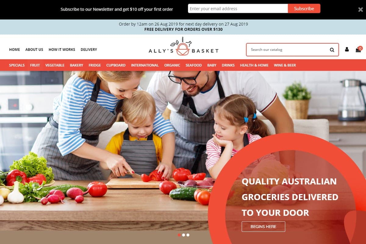 Ally's Basket — online shop